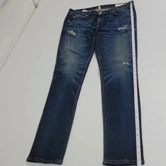RAG & BONE "THE CATE MID-RISE SKINNY" Destroyed Jeans In "SHEFFIELD" - Picture 2 of 12